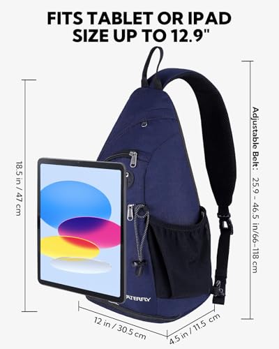 Large Sling Bag Crossbody Backpack Chest Pack for Men Women