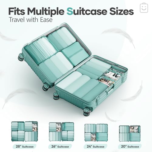 9 11 Set Compression Packing Cubes for Travel Essentials (9 Count)
