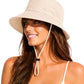 Water Resistant Sun UPF 50+ Bucket Hat Protection Packable Brimmed Boonie for Women Men Summer Lightweight Hiking Outdoor Cap Beige