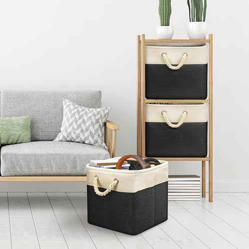 13" x 13" Large Fabric Storage Cubes (3 Count)