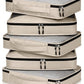 5 Pcs Packing Cubes for Suitcase Large Travel Cubes Carry on Luggage Organizer Bags for Clothes Accessories (5 Count)