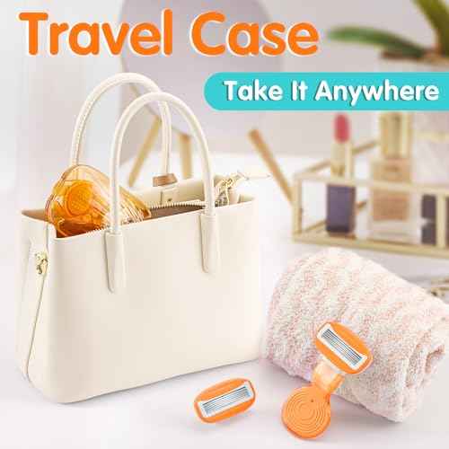 Travel Razors for Women Include 1 Handle 2 Cartridges