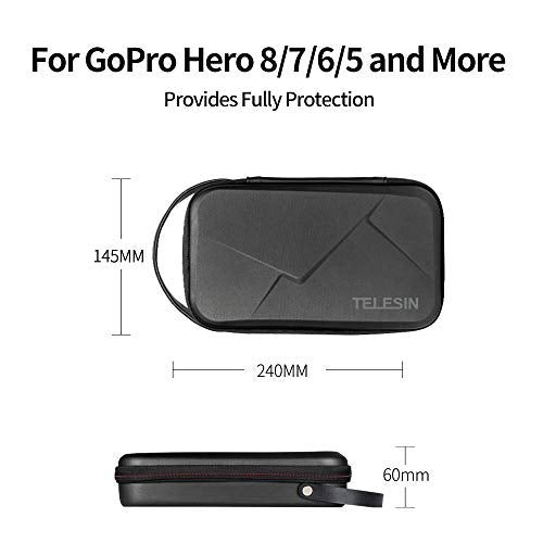 Hard Carry Case Waterproof Carrying Bag for Go Pro Mission 1 PRO Hero 13 12 11 10 9 DJI Osmo Action 6