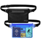 Waterproof Crossbody Belt Bag for Women Men (2 Count)