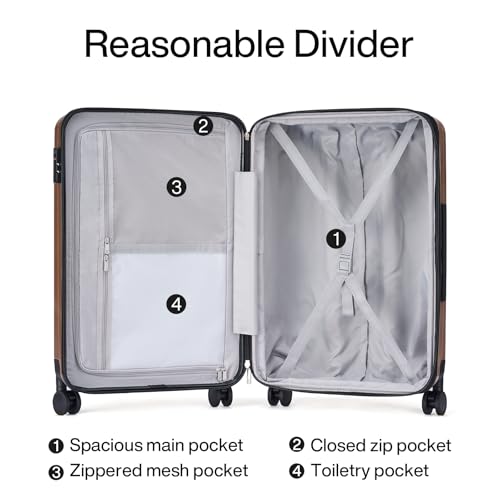Expandable Hard Shell Luggage Sets (2 Count)