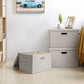 Large 17 36 Quart Collapsible Stackable Storage Bins with Lids