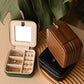 Travel Jewelry Organizer Boxes for Women Small Portable Necklace Earrings Bracelet Rings Travel Case Best Friend Birthday Gifts for Women Trendy
