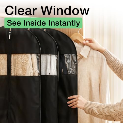 43" Suit Bags for Closet Storage and Travel (5 Count)