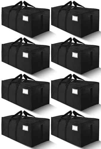 Supports 200lbs Heavy Duty Moving Bags (8 Count)