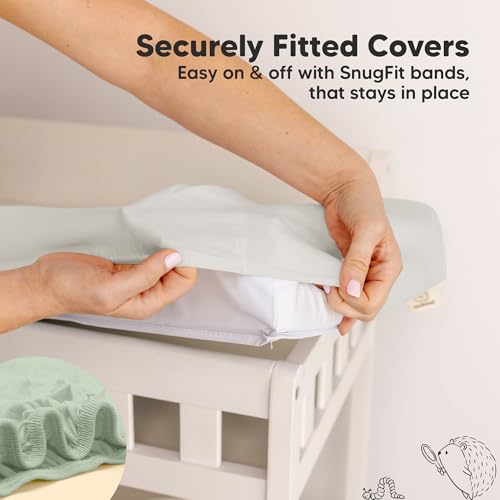 2 Pack Baby Changing Pad Cover for Girl (2 Count)