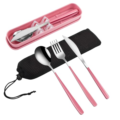 3 Piece Portable Travel Utensils Set with Case 18 (3 Count)