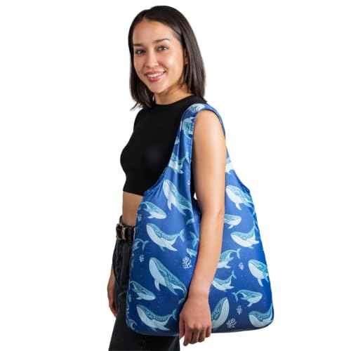 XL 25L Tote Foldable Packable Reusable Grocery Shopping Bag