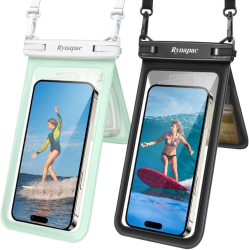 IPX8 Double Space Waterproof Phone Pouch up to 8.5"