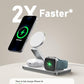 3 in 1 Wireless Charging Station for Apple MagSafe Charger