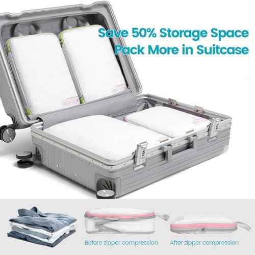 Compression Packing Cubes for Travel (4 Count)