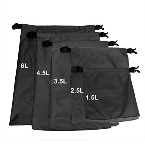 Dry Bag 5 Pack Waterproof Lightweight Dry Sack