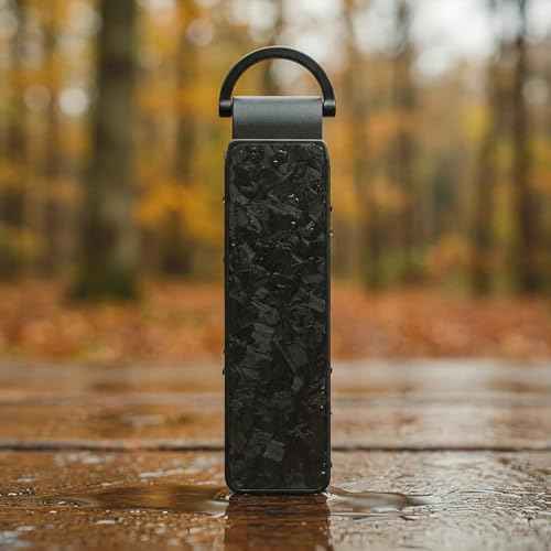 Metallic Aluminum Black Forge Carbon Fiber Key Organizer holder