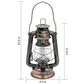 LED Vintage Lantern Metal Hanging Hurricane 12 LED Dimmer Switch Warm White Battery Operated Lantern Power Outage Indoor Camping Lighting Outdoor Brooklyn Decoration