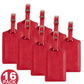 16 Pack Luggage Tags Faux Leather for Suitcases Travel Bag Labels with Protection Cover ID (16 Count)