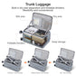 28 Inch Checked Luggage with Cup Holder and USB Ports