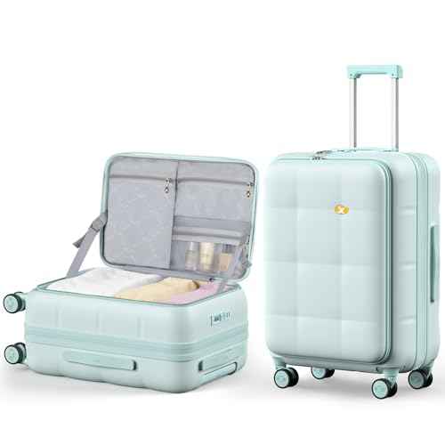 24 Inch Expandable Checked Luggage Hard Shell Suitcase