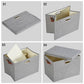 17" Large Fabric Storage Box with Lids (3 Count)