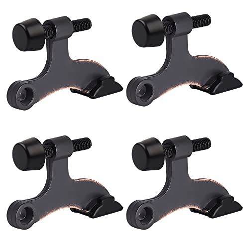 4 Pack Hinge Pin Oil Rubbed Bronze Door Stopper (4 Count)