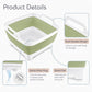 Collapsible Dish Basin with Drain Plug