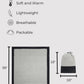 Cashmere Merino Travel Blanket & Pouch 55"x45" Gray & Charcoal