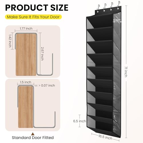 20 25 Pairs Over the Door Shoe Organizer