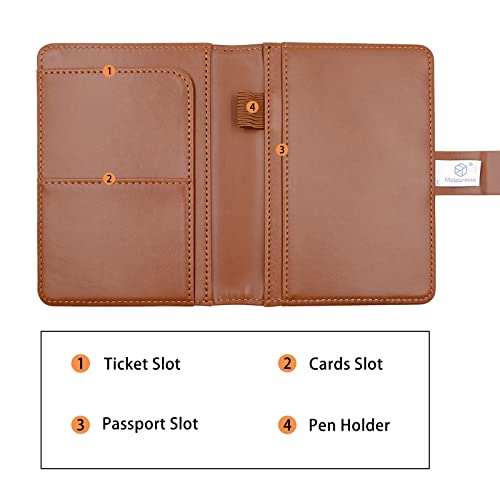 Premium Leather Passport Holder Covers Case