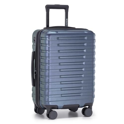 Boren Expandable Hardside Rugged Travel Luggage with 8 Spinner Wheels