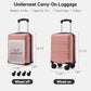 15'' Underseat Carry On Luggage Airline Approved Lightweight