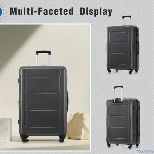 Luggage Set Expandable 2 Piece Suitcase Sets with Spinner Wheels (4 Count)