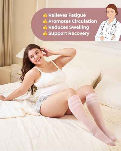 Compression Socks for Women Wide Calf