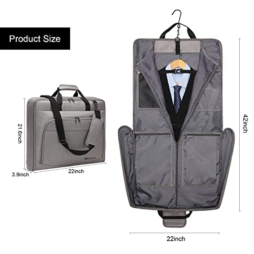 Carry On Garment Bag with Shoulder Strap for Travel