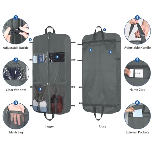 Garment Bags for Travel Hanging Fur Coat Storage Bag 48 in