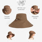 Women's Ultra Wide Cotton Linen Hat UPF 50+