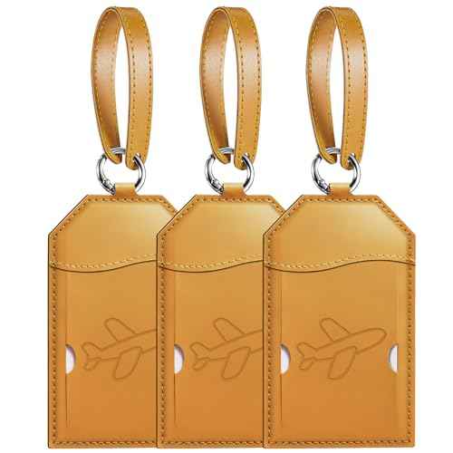 3 Pack Luggage Tags for Suitcases Bag Tag (3 Count)