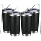20oz Tumbler 4 Pack Double Wall Vacuum Insulated Travel Mug Bulk (4 Count)