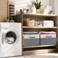 Large Fabric Storage Bins with 3 Handles (3 Count)
