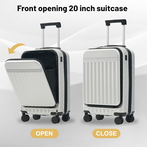 Luggage Sets Front Opening (2 Count)