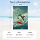 Microfiber Penguin Beach Towel Oversized
