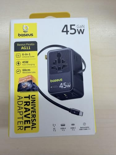 45W European Travel Plug Adapter