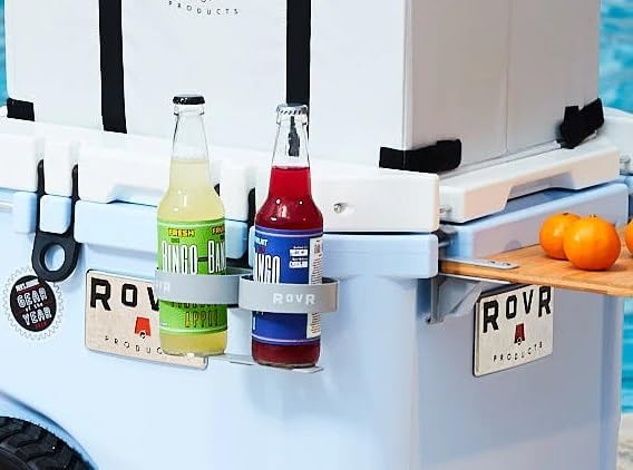 RovR Dual Cup Holder - Convenient Drink Storage for Your Outdoor Adventures - Cooler Accessory Compatible with 45, 60, and 80 qt. Rollr Wheeled Camping Coolers