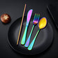 Travel Utensils Set Stainless Steel with Carrying Case