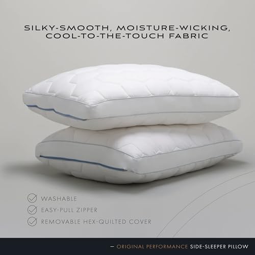 Down Alternative Side Sleeper Cooling Pillow