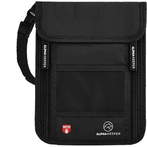 Neck Wallet Travel Pouch For Passport Holder And Documents