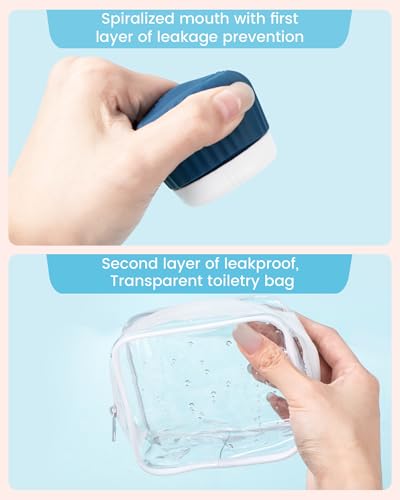 Travel Containers for Toiletries 4 Pack (4 Count)