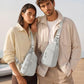 Sling Bag with Adjustable Straps Crossbody Chest Bag Lightweight Small Backpack for Casual Outdoor Traveling Hiking